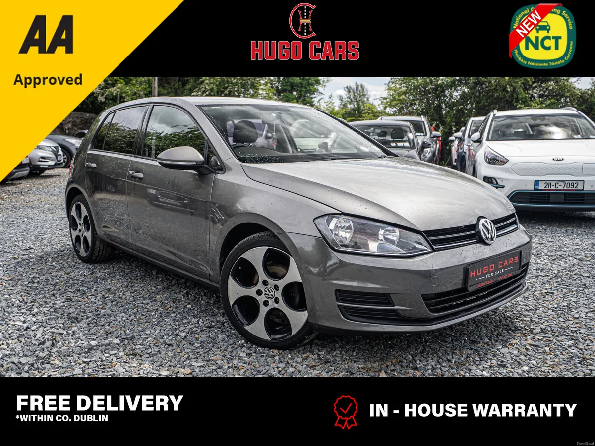 2016 VW Golf 1.6tdi/New NCT/Irish/1yr warranty - Image 1