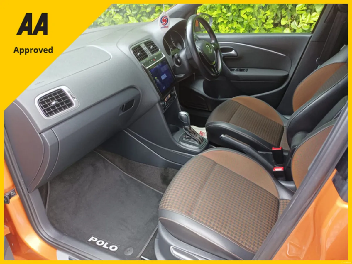 Low Mileage half leather VW Polo 1.2 TSI, 2017 - Image 3