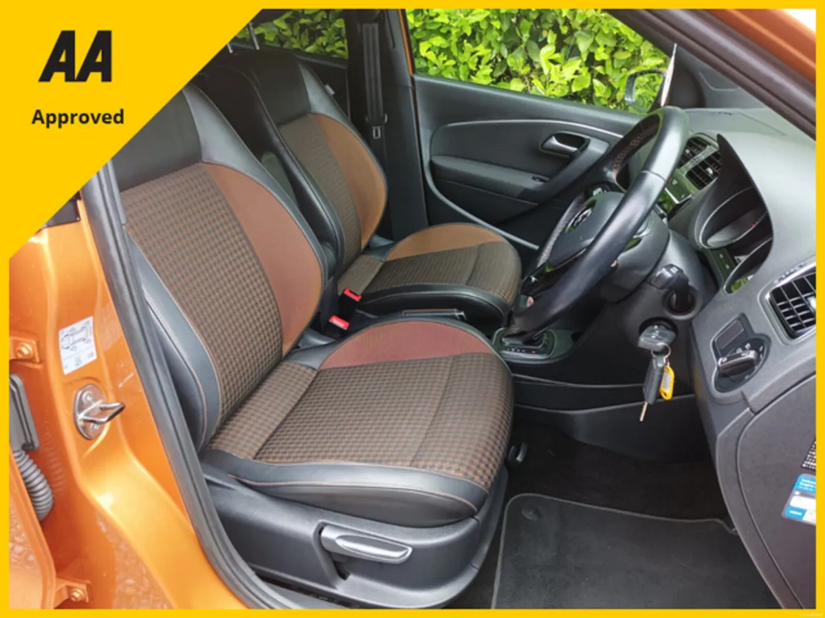 Low Mileage half leather VW Polo 1.2 TSI, 2017 - Image 4