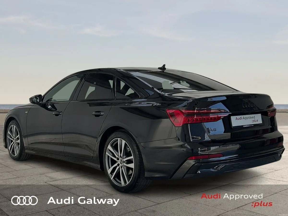 Audi A6 €529 p/m - 40 TDI 204HP S-LINE ** BLACK PA - Image 4