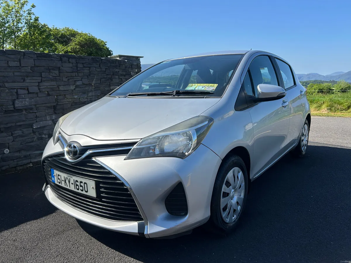 15 Toyota Yaris. Low  Miles, New NCT, Full Service - Image 1