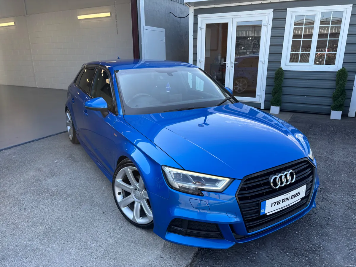 2017 (172) Audi A3 S-Line | Ara Blue - Image 1