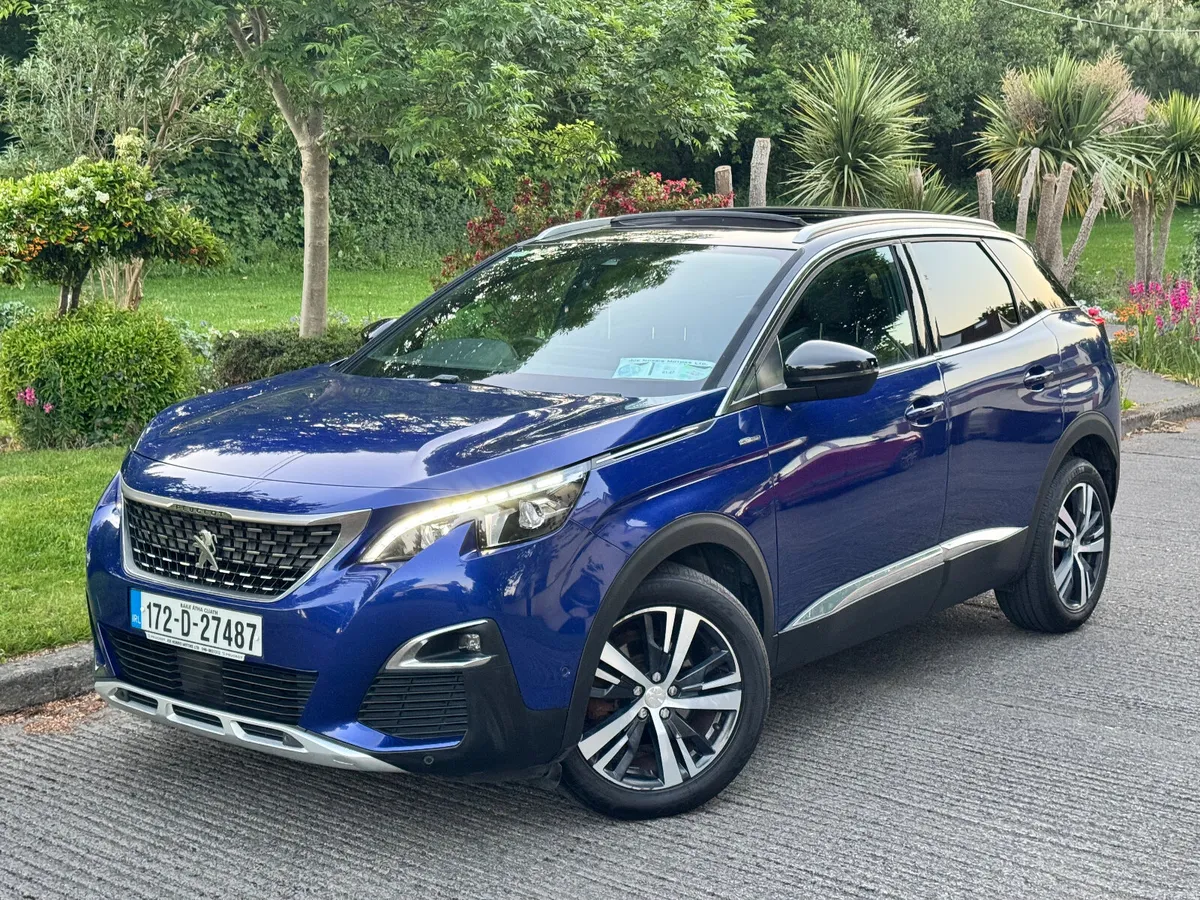 172 PEUGEOT 3008 GT LINE 1.6 DIESEL AUTO GLASS ROO - Image 1