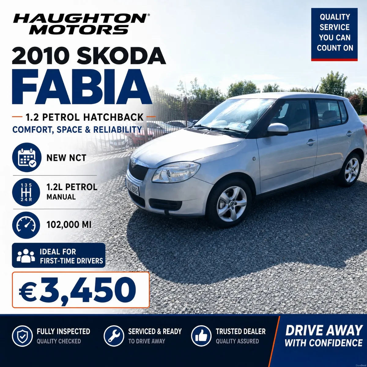 Skoda Fabia 2010 1.2 petrol - Image 1