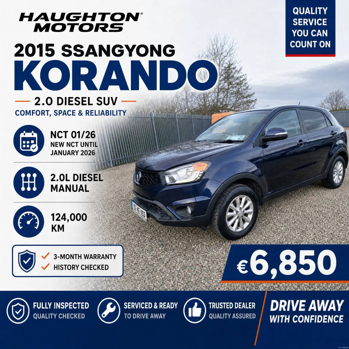 SsangYong Korando 2015 new nct - Image 1