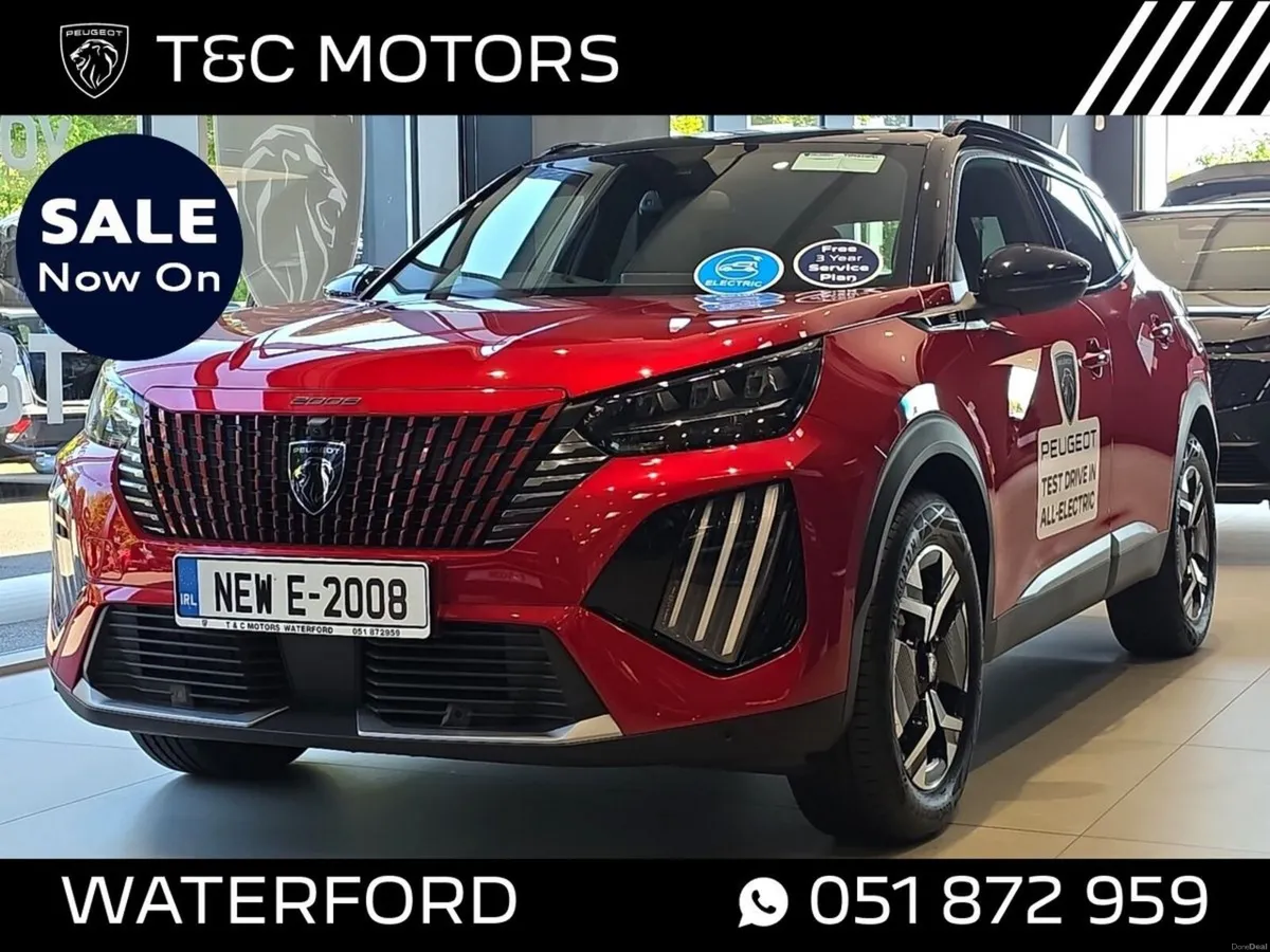 Peugeot 2008 E 2008 GT 54kwh In Stock Now for 262! - Image 1