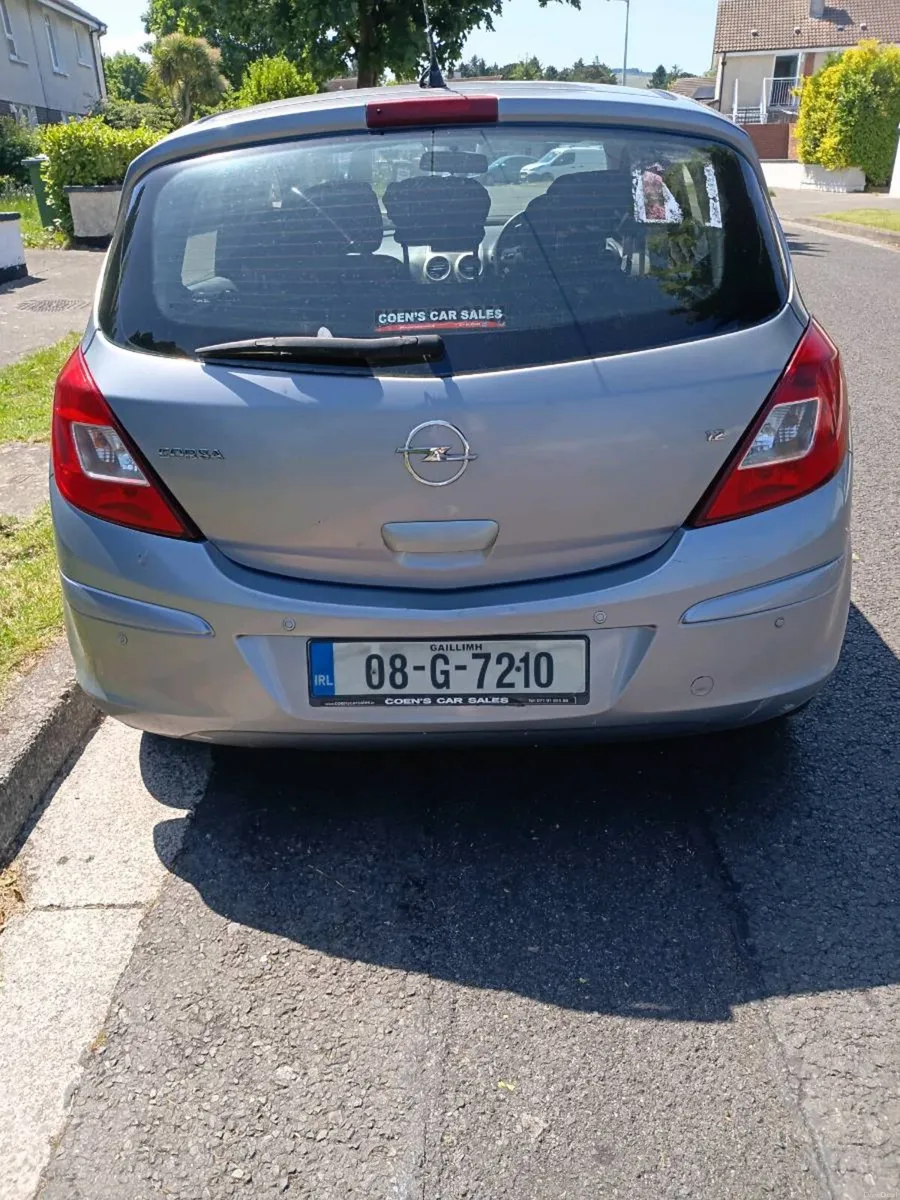 2008 opel corsa 1,2 petrol nct 11/26 taxed - Image 4