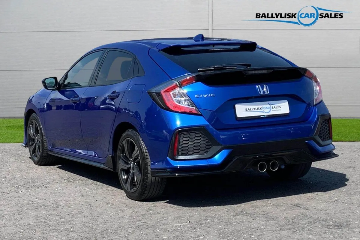 Honda Civic 1.5 VTEC Turbo 182PS Sport in Blue wit - Image 2