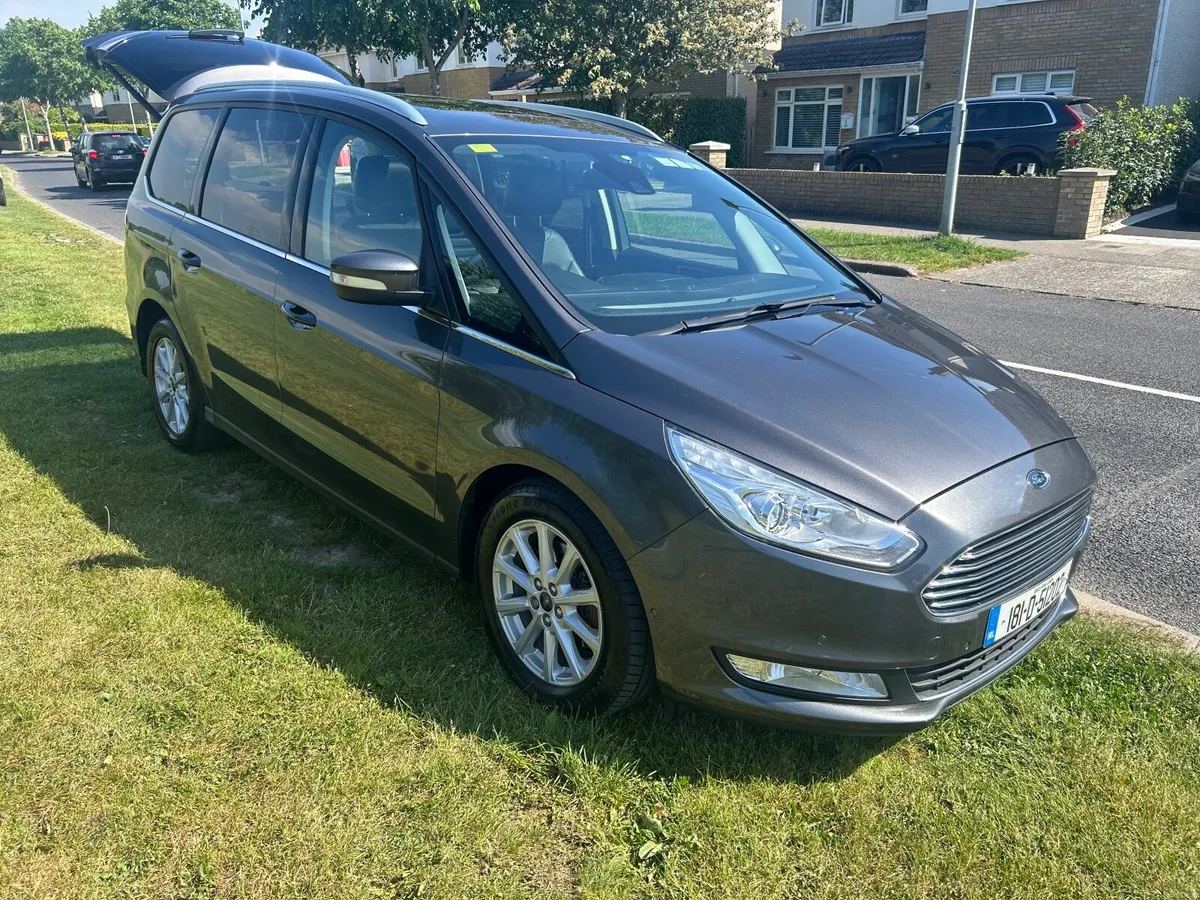 Ford Galaxy 2018 automatic 7 seater titanium x 210 - Image 1