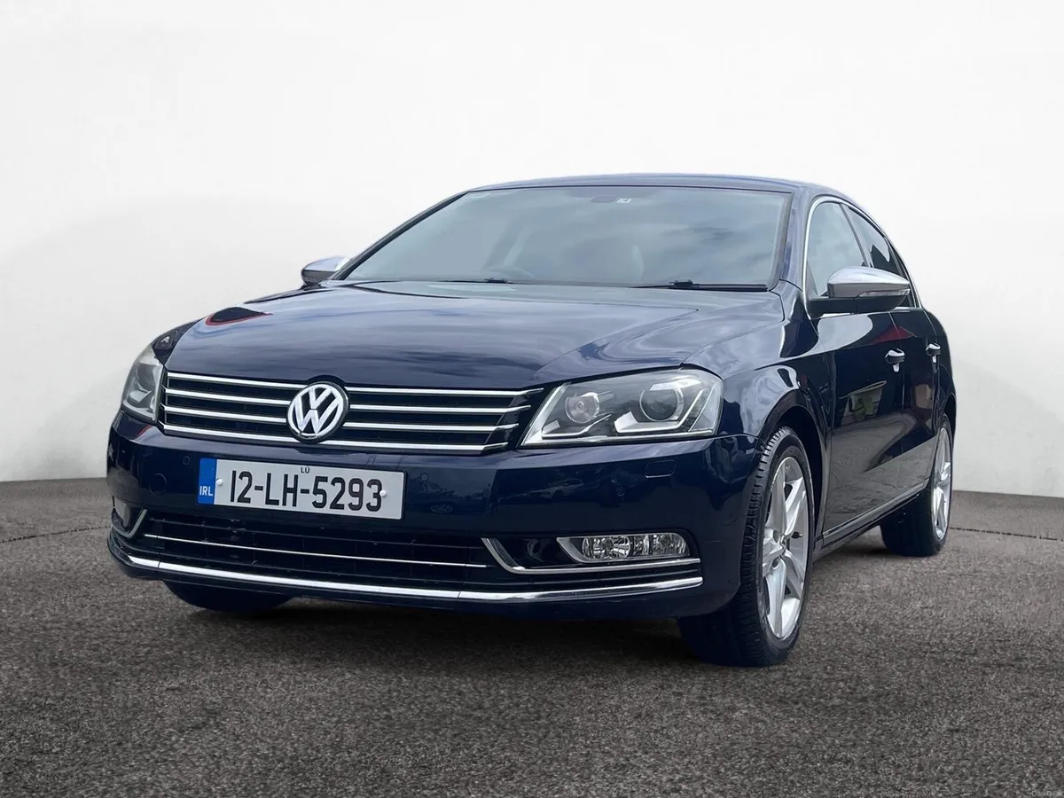 2012 Blue VW Passat Saloon - Image 1