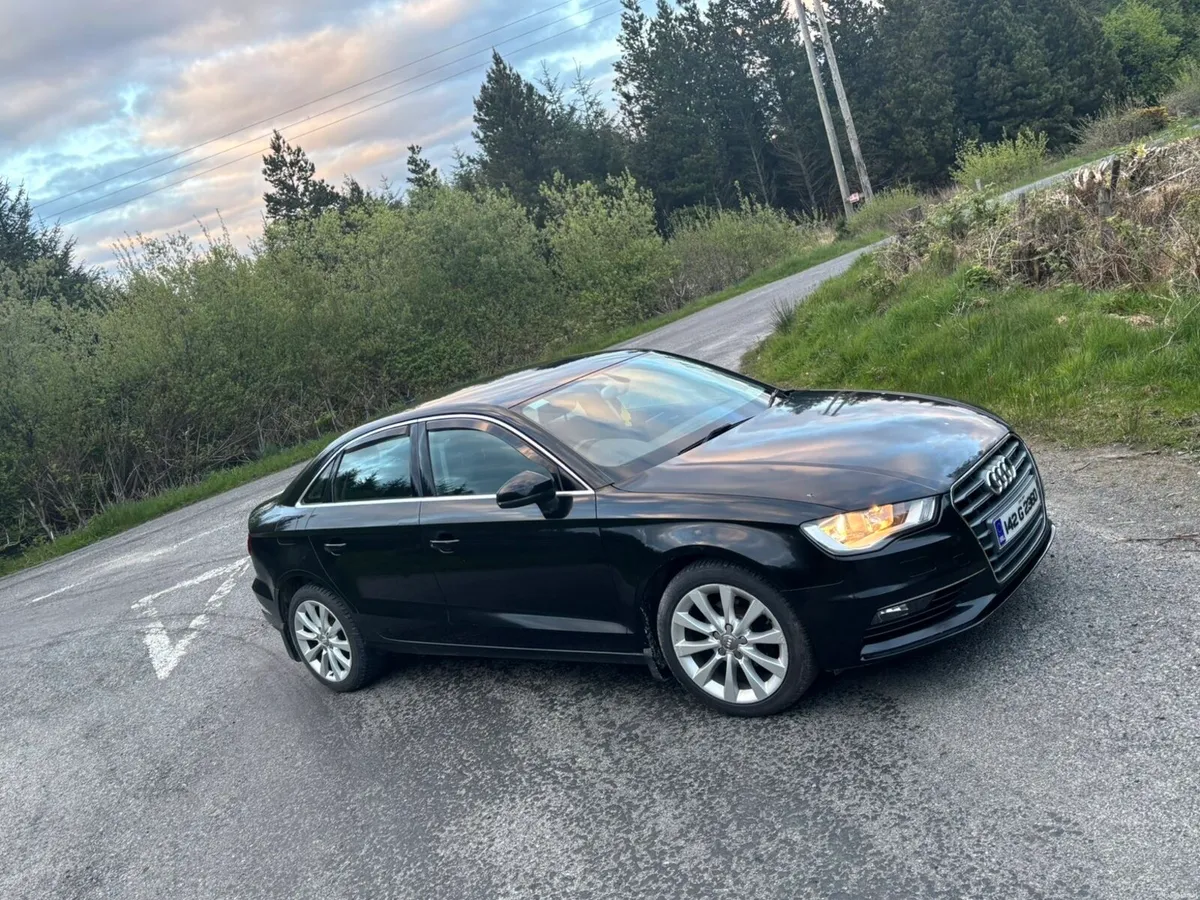Audi A3 Black Saloon - Image 1