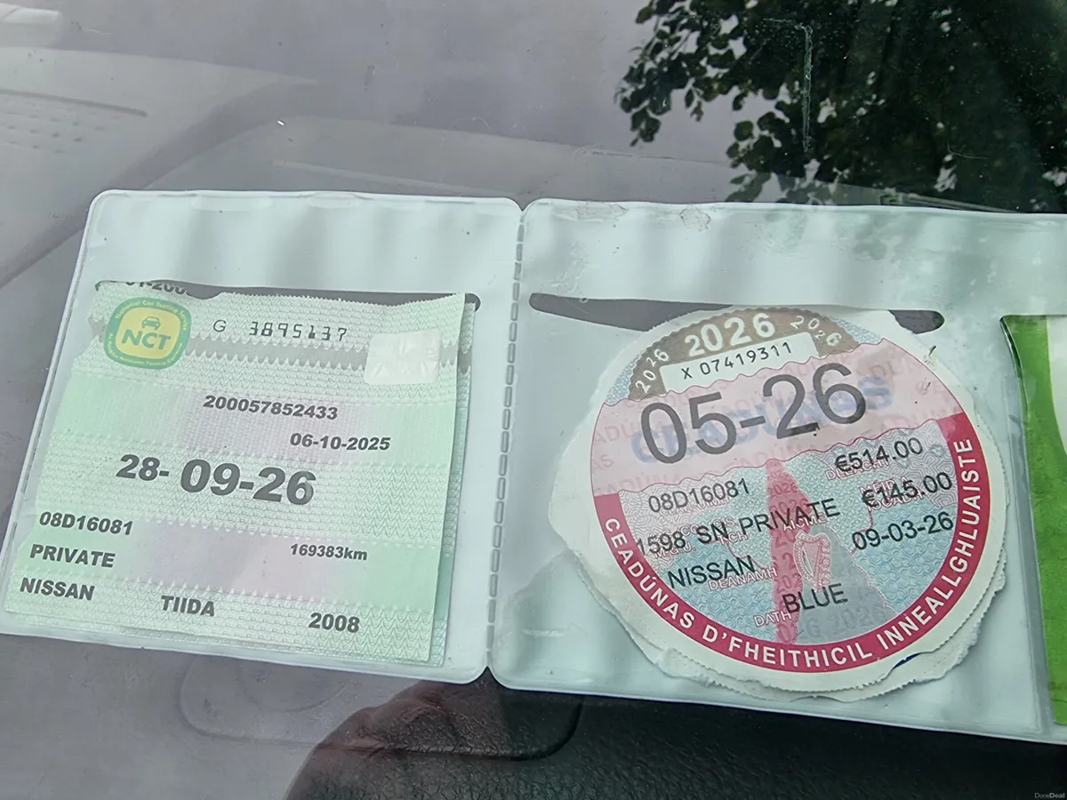 €890 Nissan Tiida 2008 petrol ⛽️ nct&tax €890 - Image 4