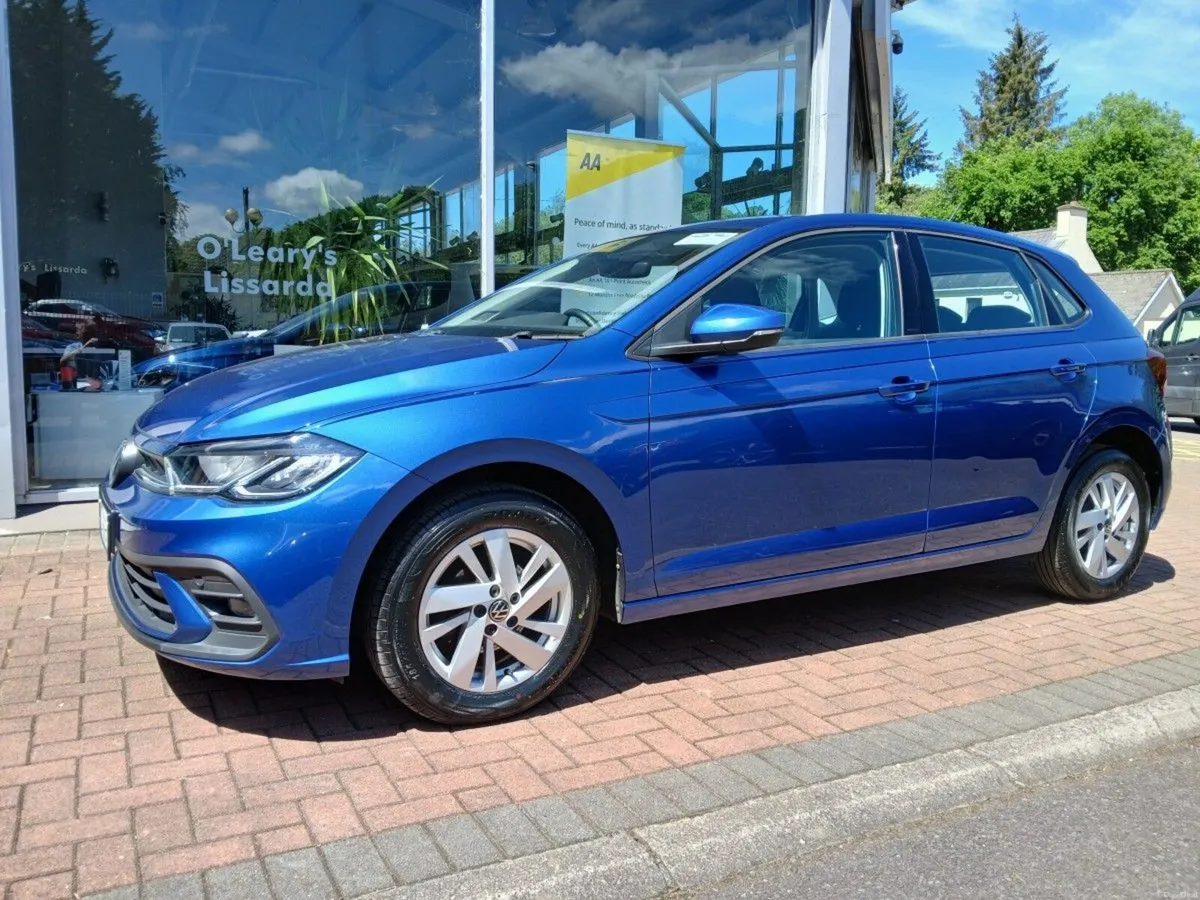Volkswagen Polo 1.0 TSI 95HP Life, Reef Blue, 1 ow - Image 2