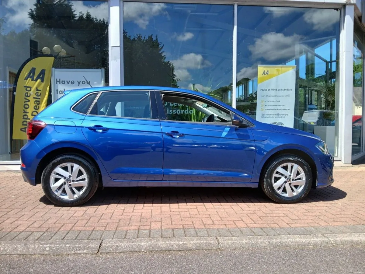 Volkswagen Polo 1.0 TSI 95HP Life, Reef Blue, 1 ow - Image 3