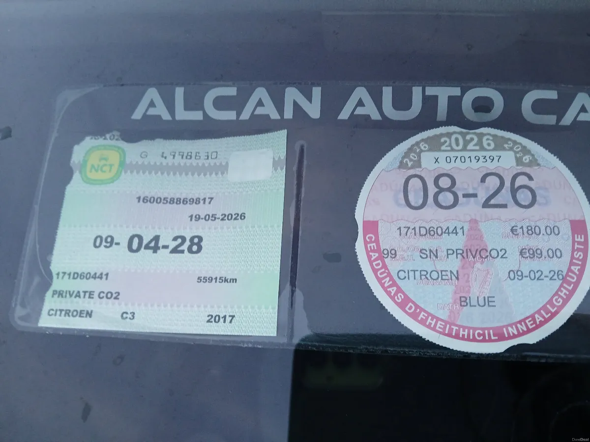Citroen C3 2017 Auto new nct tax - Image 4