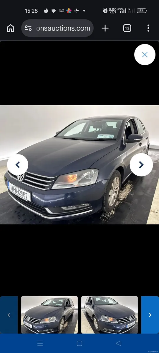 2014 VW Passat 1.6 diesel with NCT - Image 1