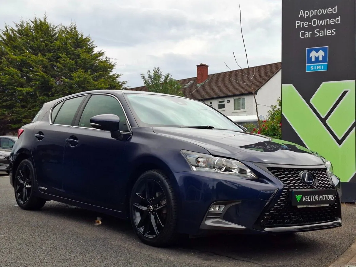 Lexus CT SPORT - IRISH CAR - LEATHER/ALCANTARA SEA - Image 1