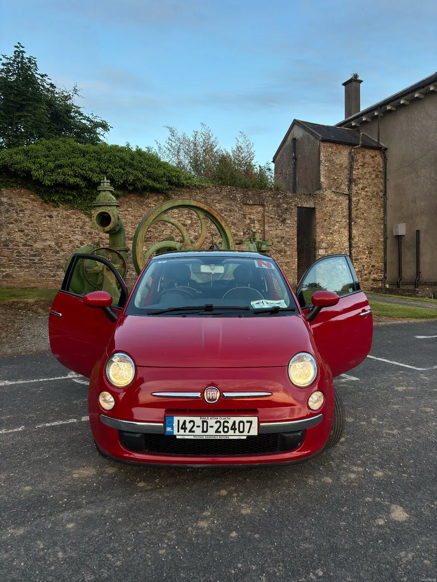2014 FIAT 500 LOUNGE | 84,000KM | PANORAMIC ROOF - Image 3