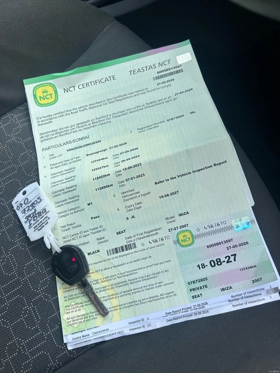 Seat Ibiza NCT 08/27 - Image 2