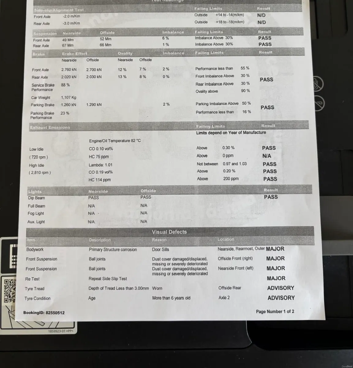 2009 Ford Fiesta Failed NCT - Image 4
