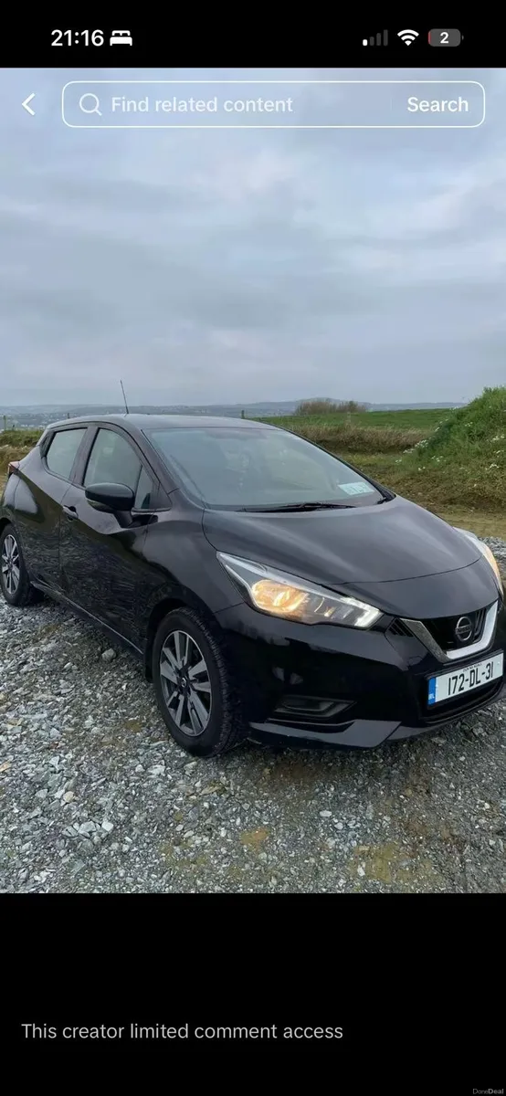 Nissan Micra 1.0 2017 NCT 06/2027 - Image 2