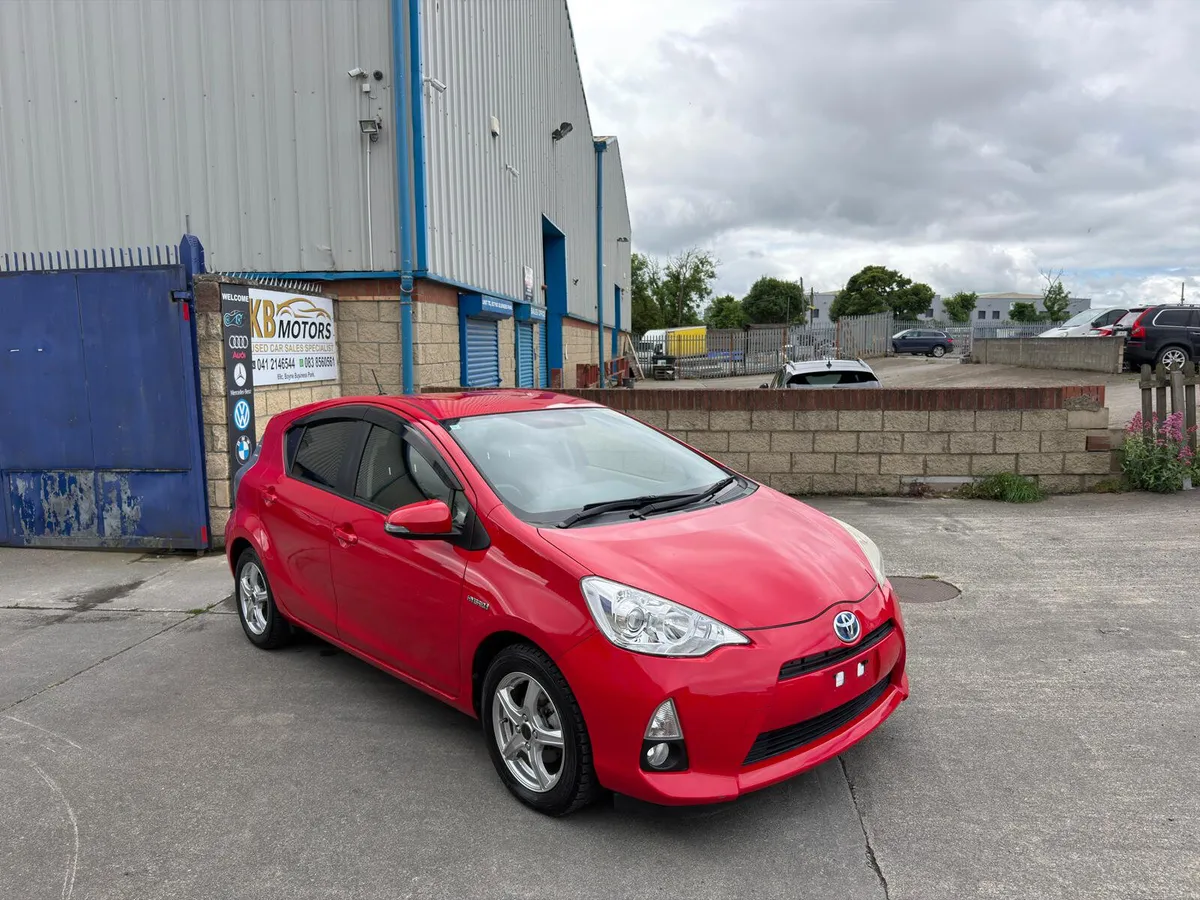 2013 Toyota Aqua Red Hybrid Fresh NCT - Image 3