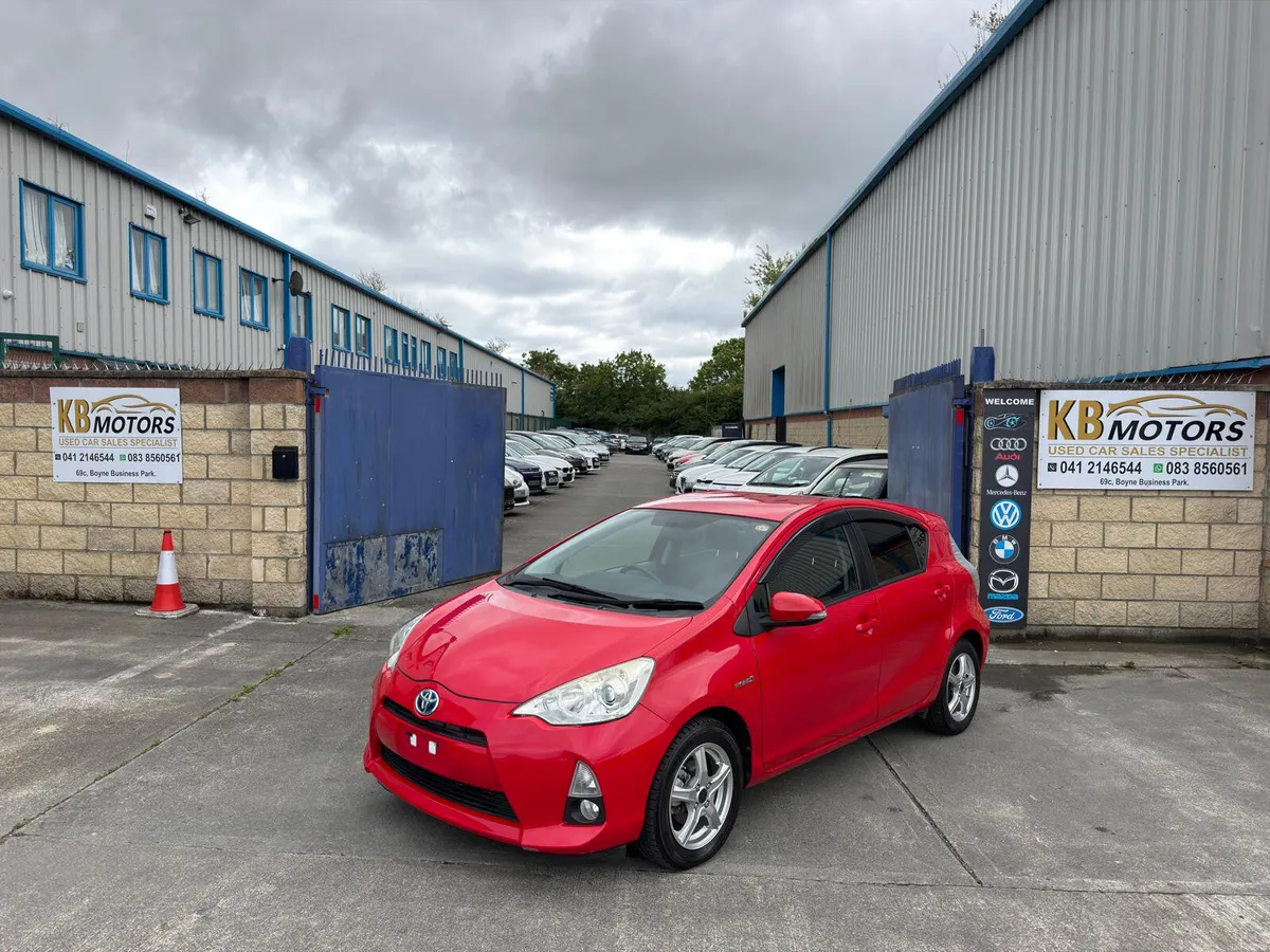 2013 Toyota Aqua Red Hybrid Fresh NCT - Image 1