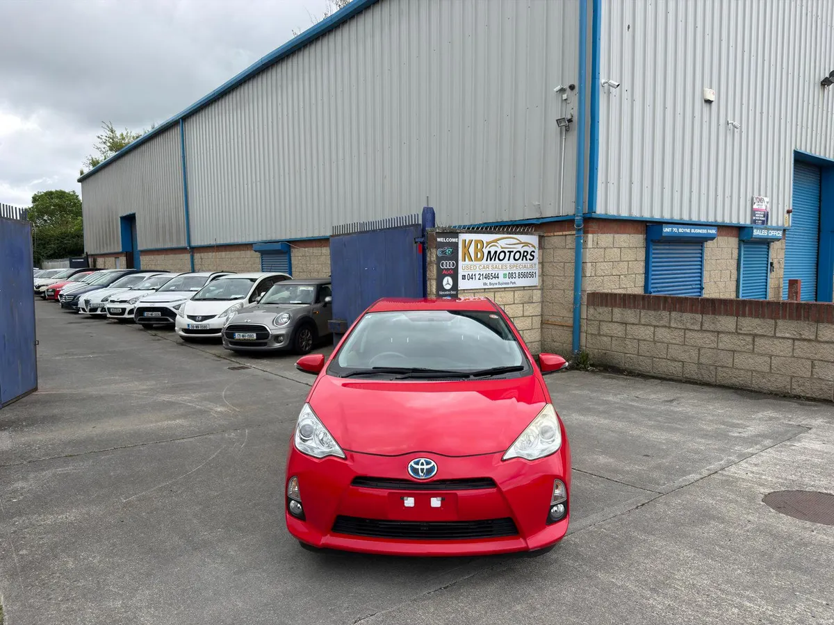 2013 Toyota Aqua Red Hybrid Fresh NCT - Image 2