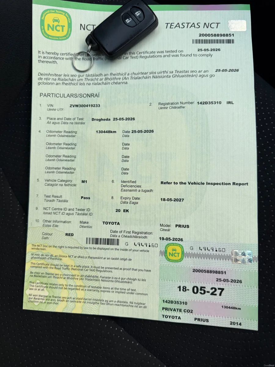 142 Toyota Prius 1.8 Hybrid Fresh Import NEW NCT - Image 5