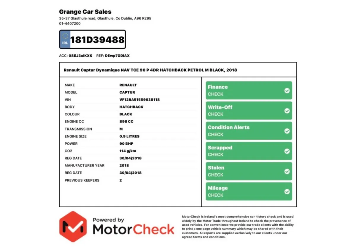 Renault Captur 1.0 Petrol Dynamique | April 28 nct - Image 3