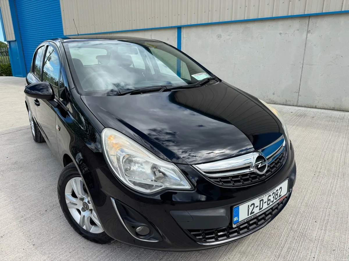 12 Opel Corsa 1.2 Low Kms New Nct - Image 1