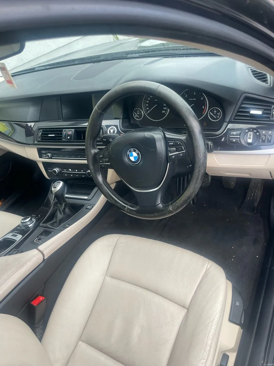 BMW 5 series, black with cream leather interior - Image 6