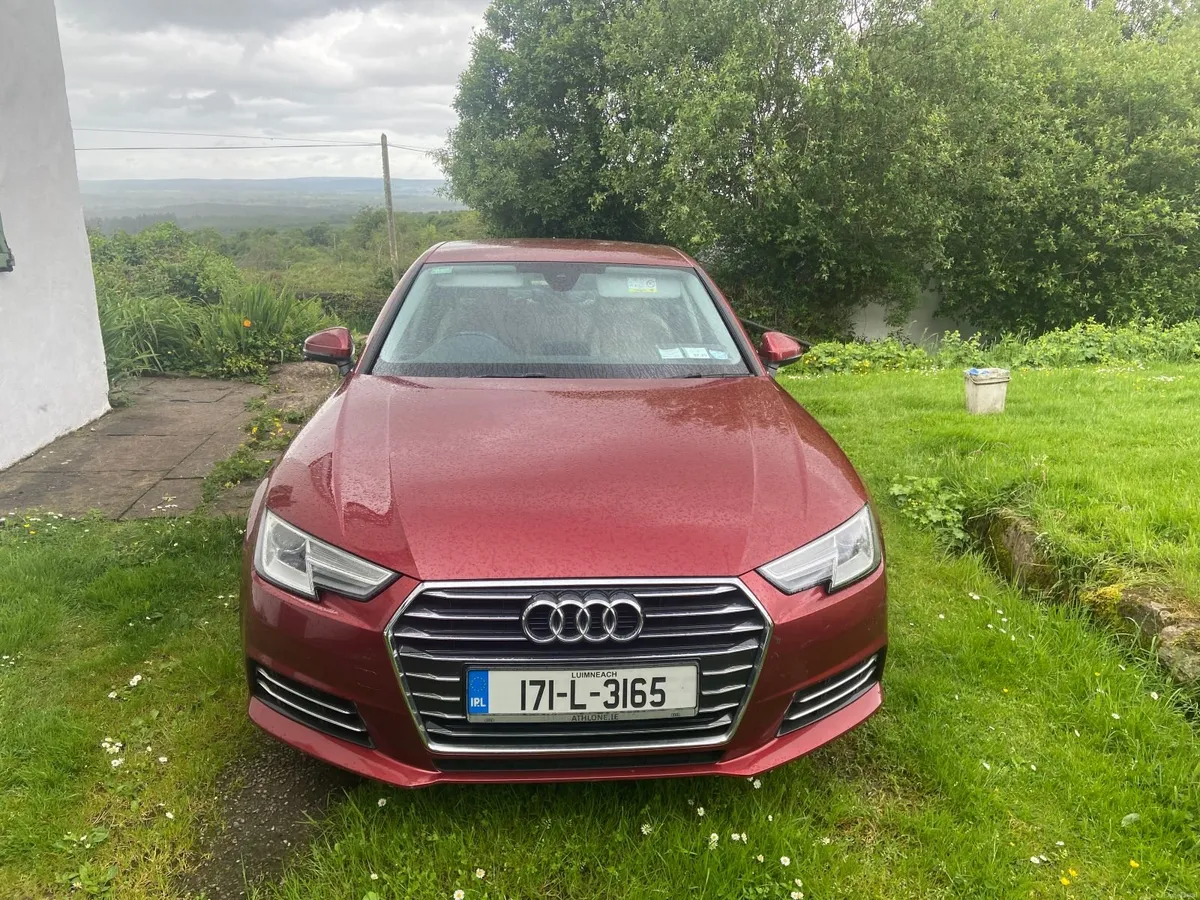 Lovely maroon Audi A4 Ultra 2017 cream leather - Image 1