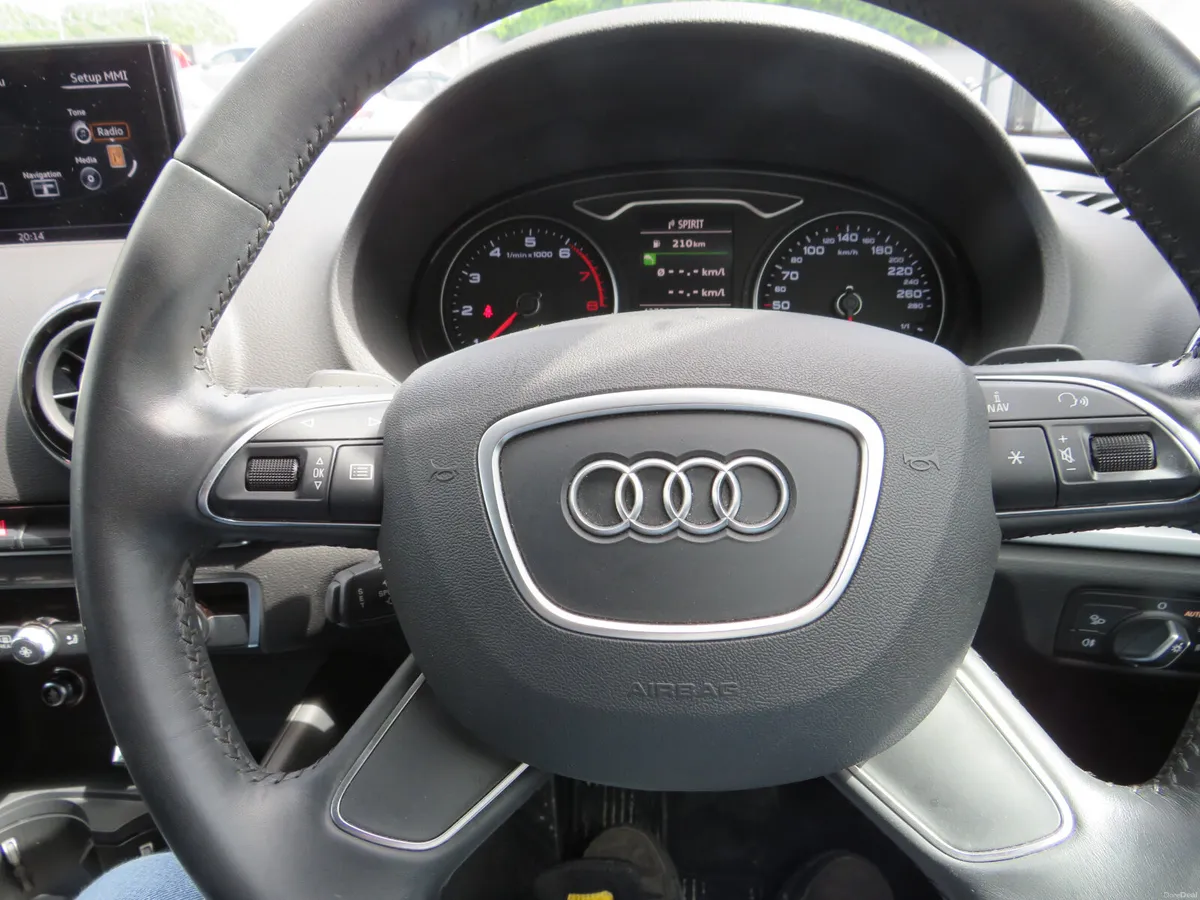 16 AUDI A3 4DR SALOON IN WHITE PETROL AUTOMATIC - Image 2