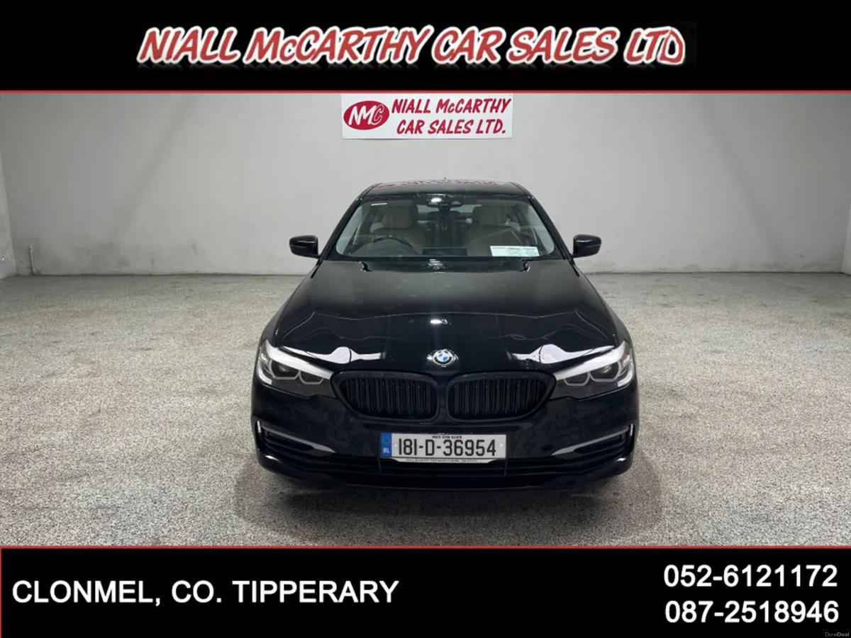 BMW 5-Series 520D SE AUTO - CREAM LEATHER - FINANC - Image 2