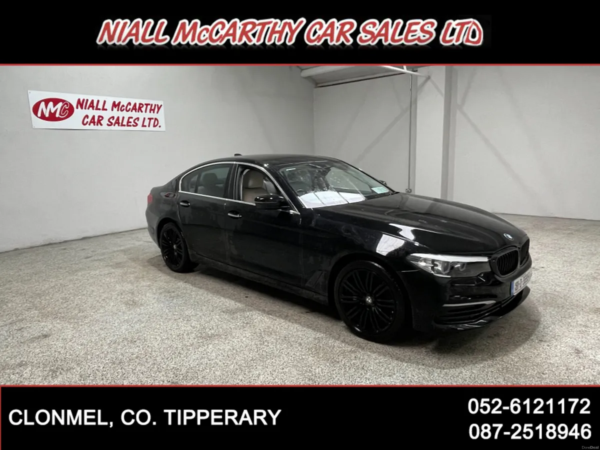 BMW 5-Series 520D SE AUTO - CREAM LEATHER - FINANC - Image 1