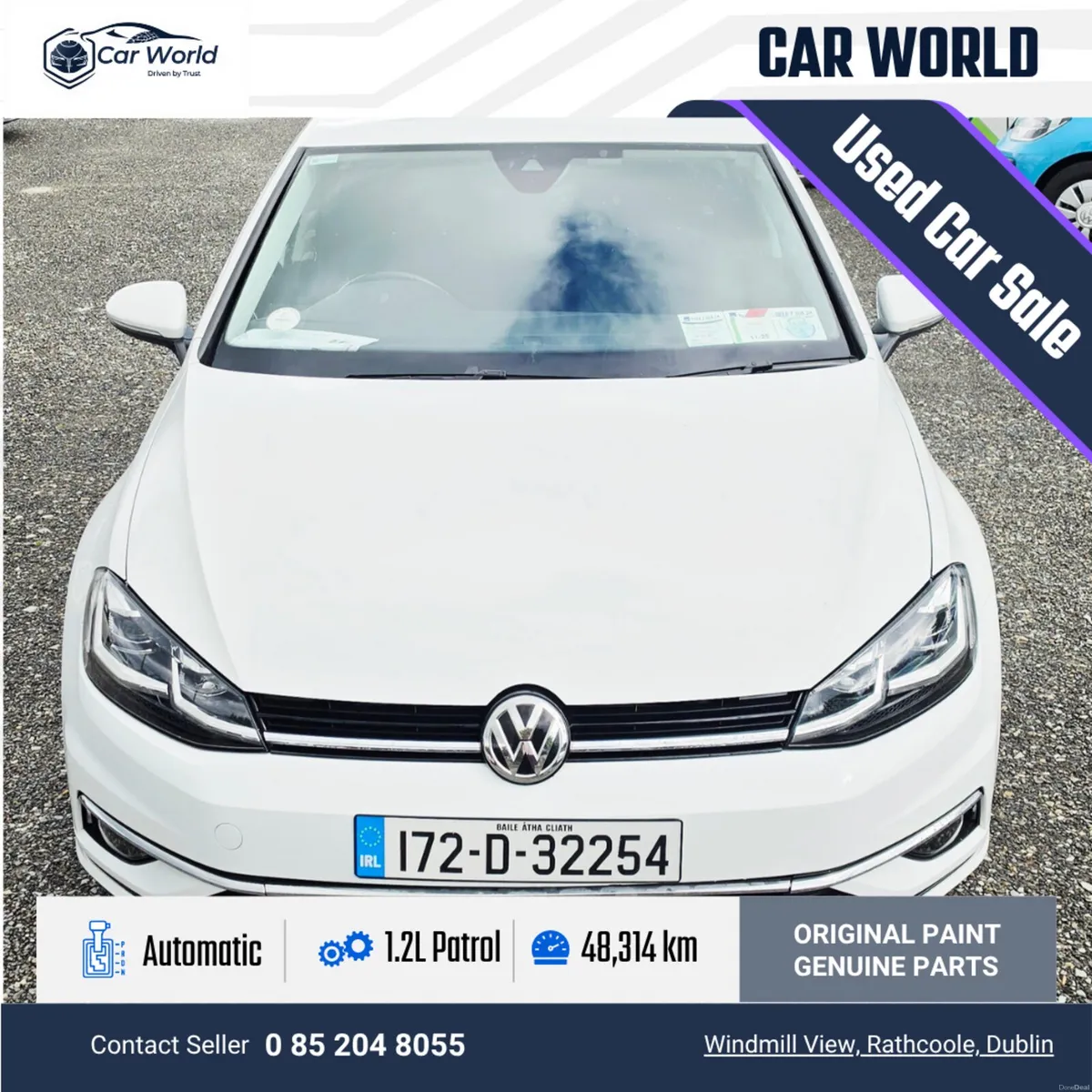 Volkswagen Golf 2017  Automatic New NCT - Image 1
