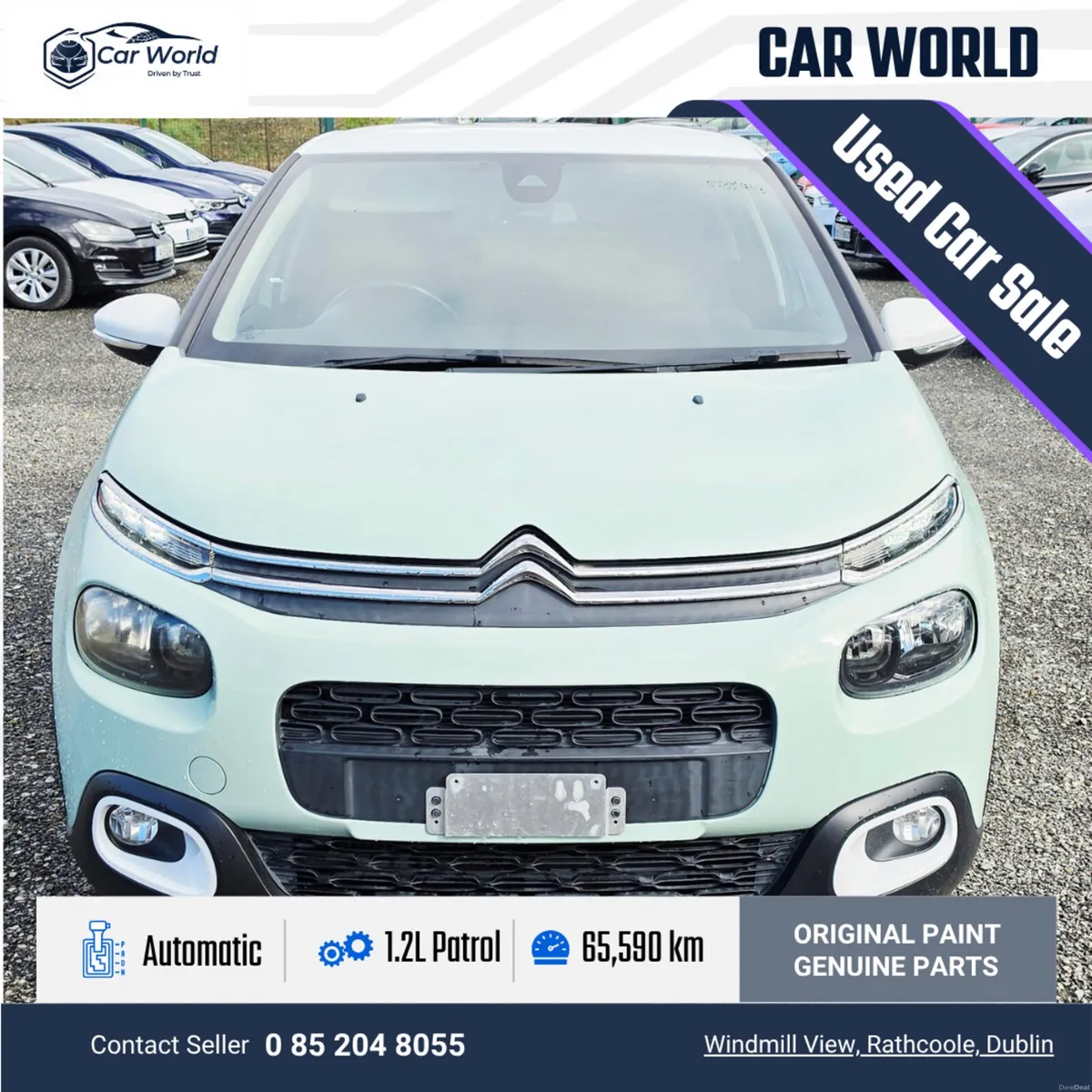 2018 Citroen C3 1.2 Petrol, Automatic - Image 1