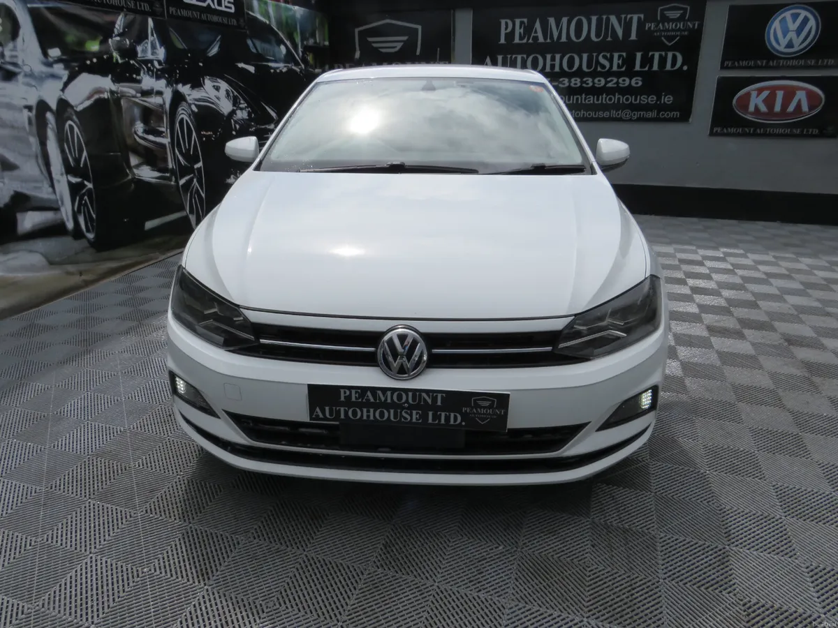 2018 VW POLO 5DR 1LT PETROL IN WHITE - Image 3