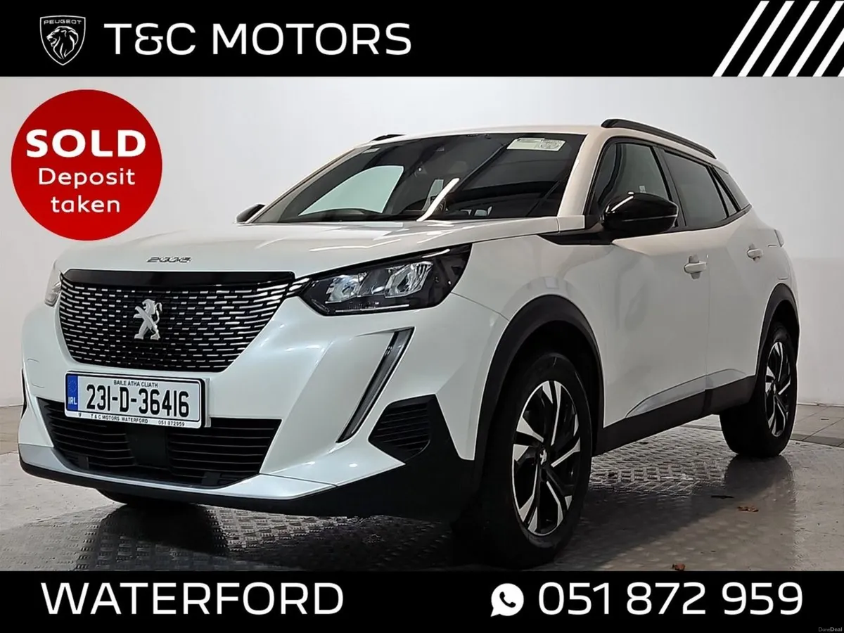Peugeot 2008 Allure 1.2 Petrol Diamond Cut Alloys, - Image 1