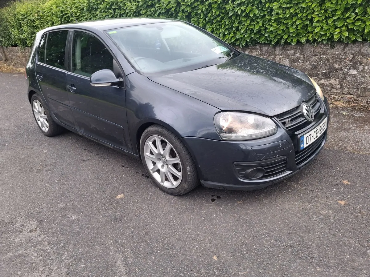 2007 Vw Golf 2.0  Gt Sport, nct 9/26 - Image 2