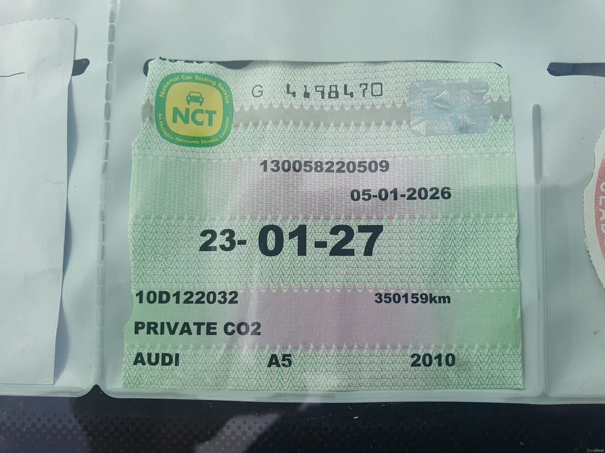 Audi A5 , NCT plus Warranty - Image 4