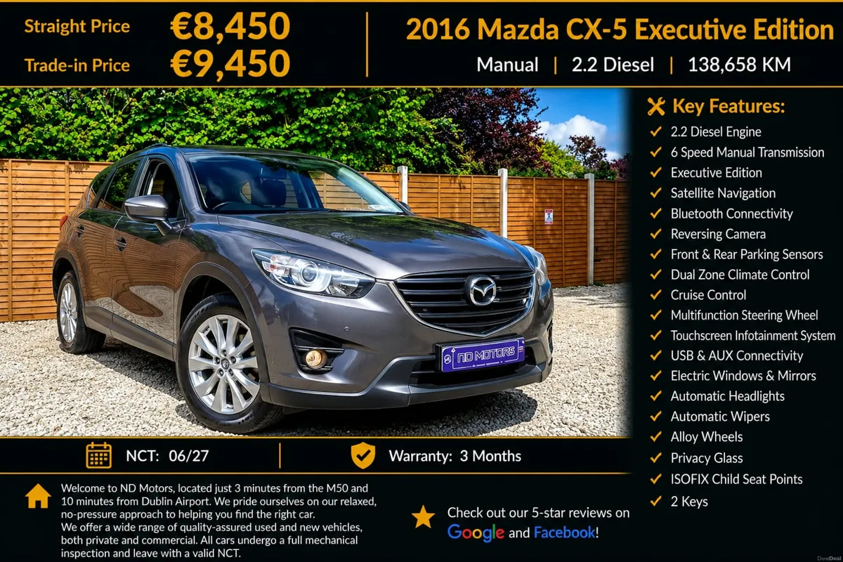 🆕️2016 Mazda CX-5 2.2D EXECUTIVE🆕️ - Image 1
