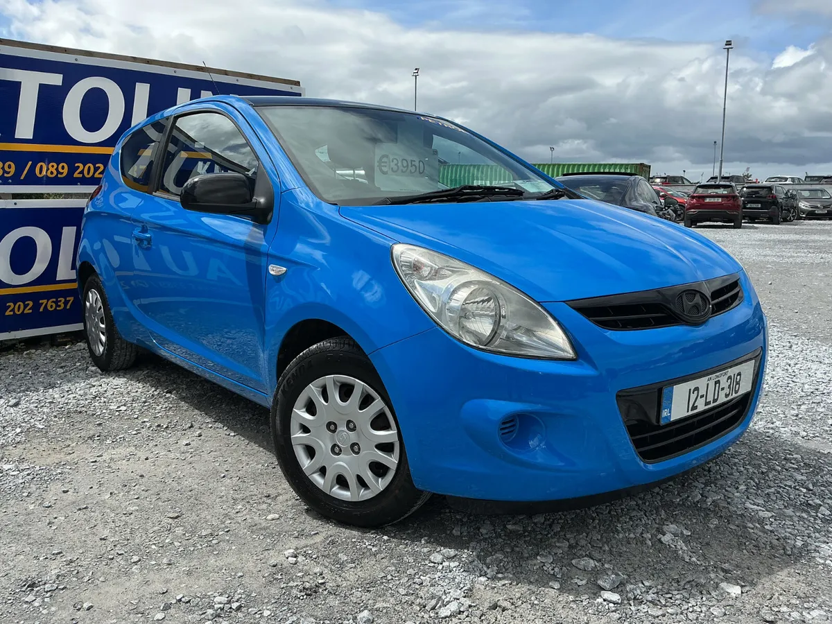 2012 HYUNDAI i20 1.2 PETROL 3 DOOR NEW NCT 7/27 - Image 1