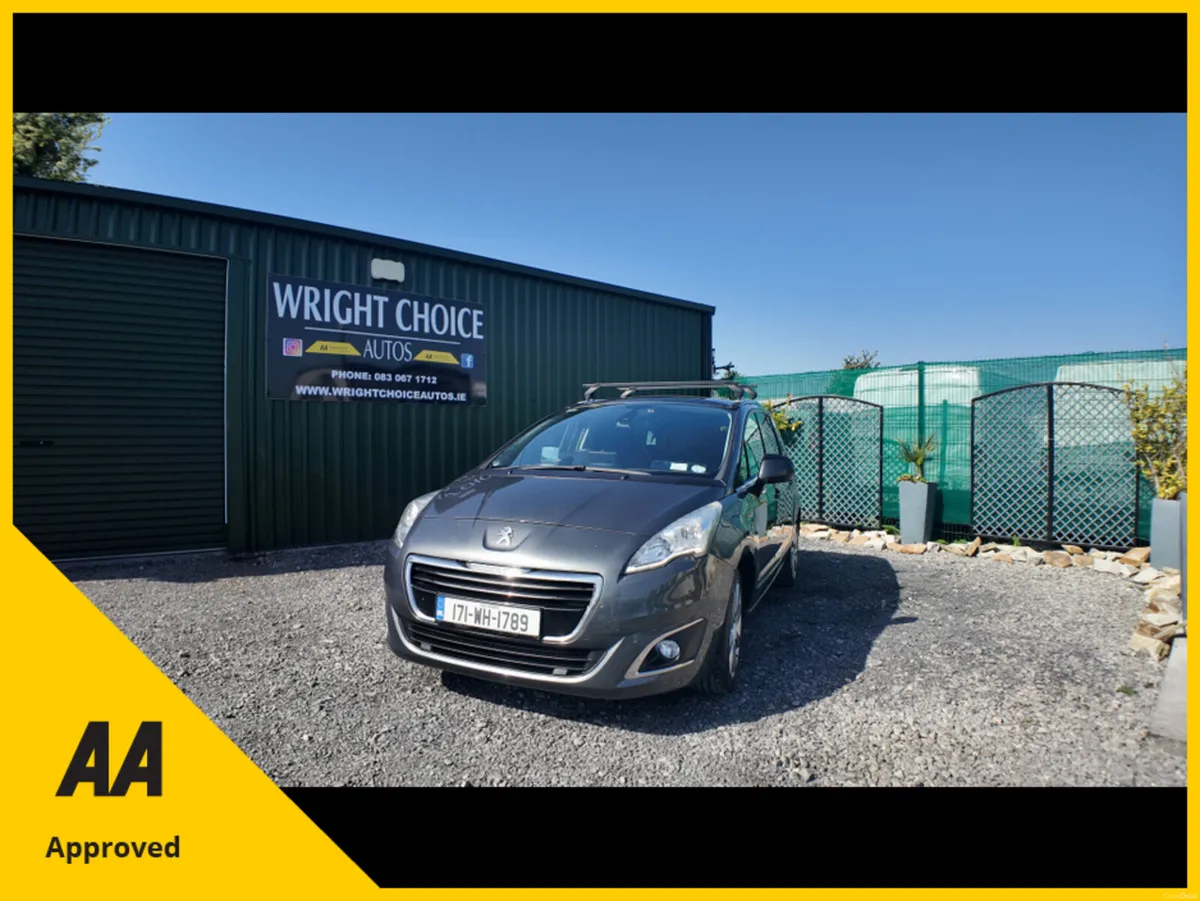 2017 Peugeot 5008 1.6 HDI 7 SEATER NCT 05/28 - Image 1