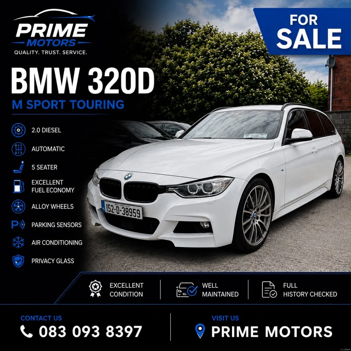 BMW 320D M-Sport 2015 touring - Image 1