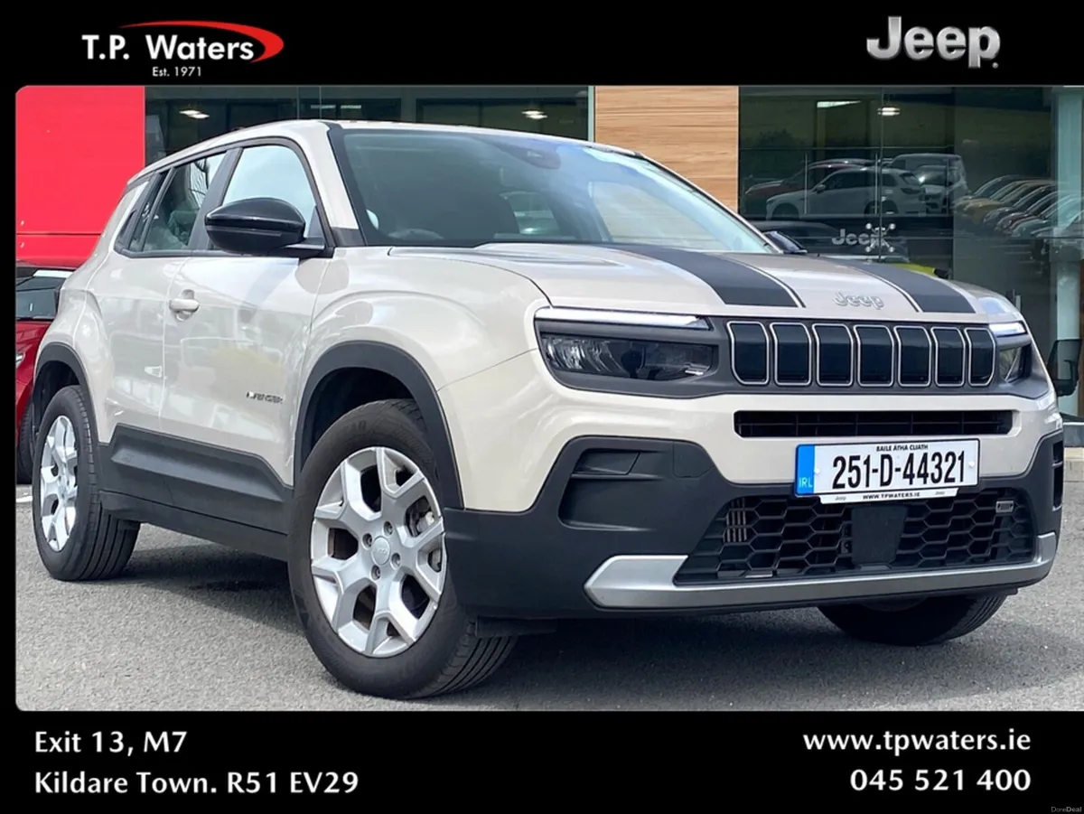 Jeep Avenger 1.2 - ALTITUDE - 24 / 48 HOUR TEST DR - Image 1