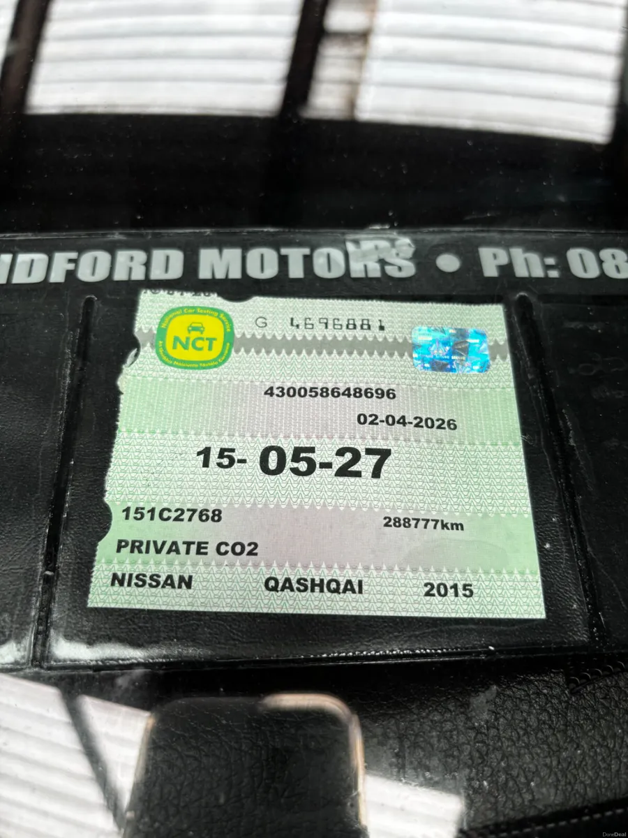 2015 - Nissan Qashqai - NCT 5/27 - Image 4