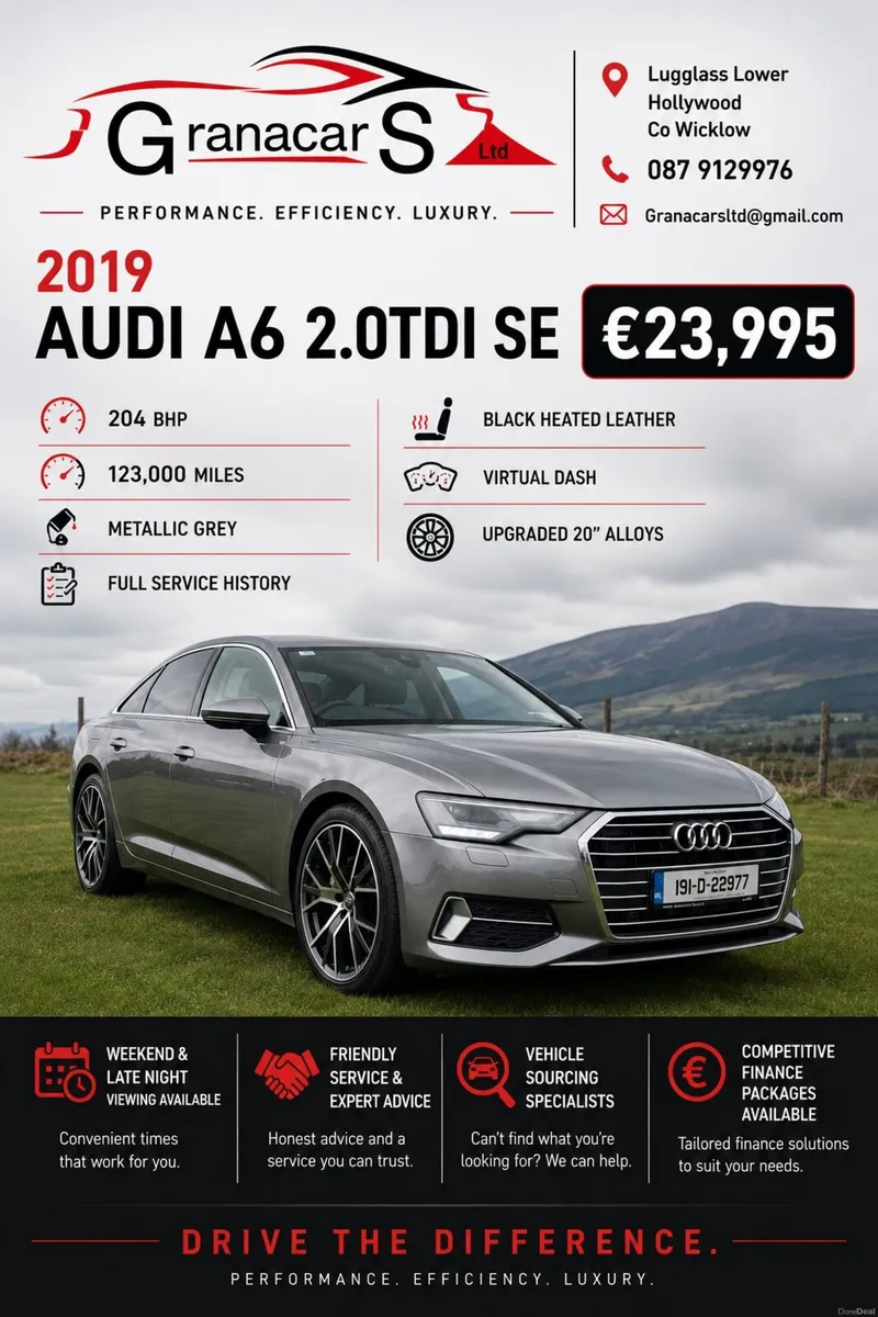 2019 Audi A6 2.0Tdi S-Tronic SE - Image 1