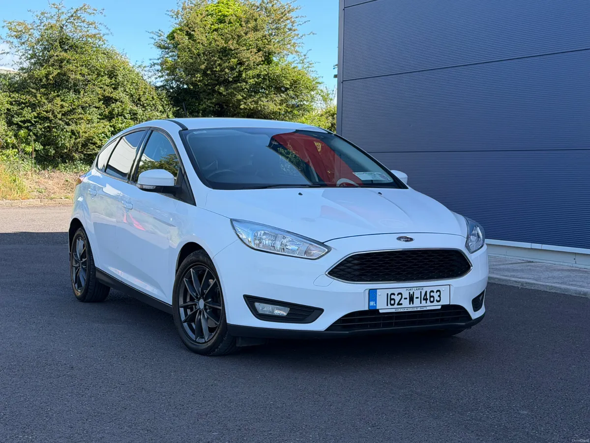Ford Focus 2016 White Upgraded alloys ** Finance - Image 1